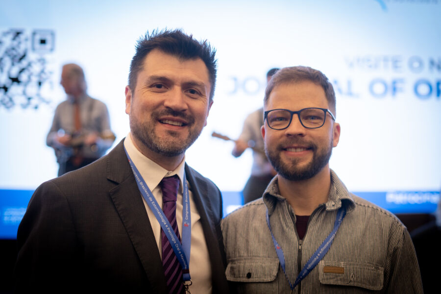 Dr. Roberto Gerber y Dr. Wilfredo González-Arriagada en SOBEP 2024.
