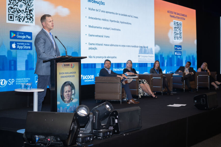 Dr. Sven Niklander durante el Congreso SOBEP 2024.