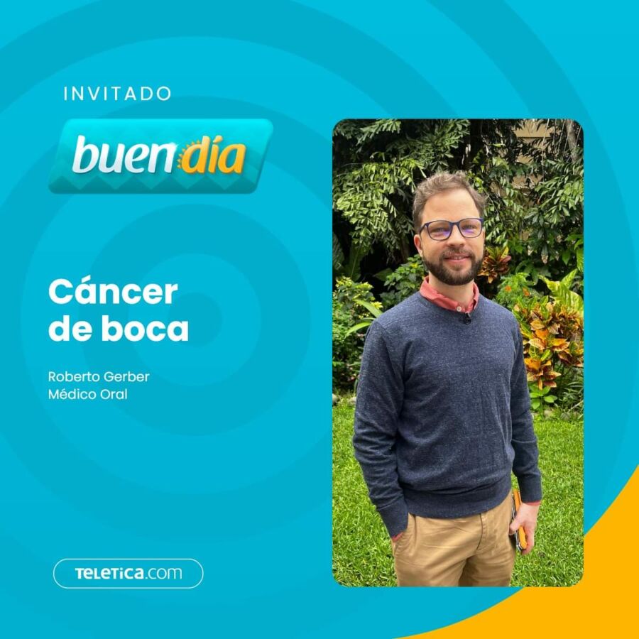 Dr. Roberto Gerber, especialista en Patología y Medicina Bucal, invitado al programa Buen Día de Canal 7 para hablar sobre el cáncer de boca.